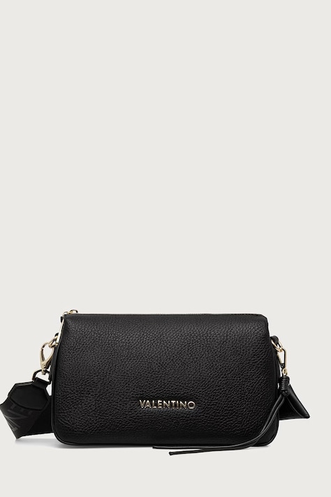 Valentino Bags Torebka crossbody damska z imitacji skóry MAURY czarna VBSADF42