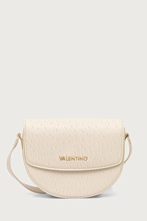 Valentino Bags Torebka crossbody damska z imitacji skóry ROSSY RE beżowa VBSAAY09STR