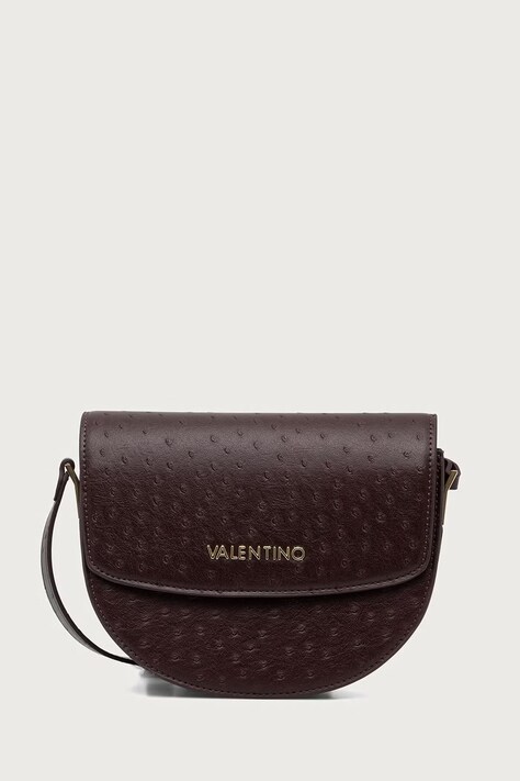 Valentino Bags Torebka crossbody damska z imitacji skóry ROSSY RE brązowa VBSAAY09STR