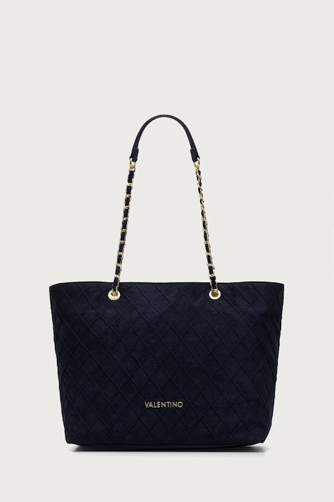 Valentino Bags Torebka shopper damska MAKENA granatowa VBSA8Y01