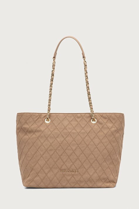 Valentino Bags Torebka shopper damska MAKENA beżowa VBSA8Y01
