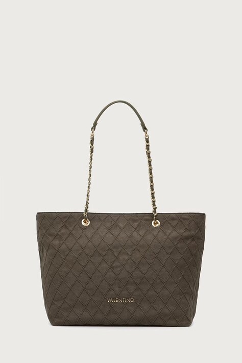 Valentino Bags Torebka shopper damska MAKENA zielona VBSA8Y01