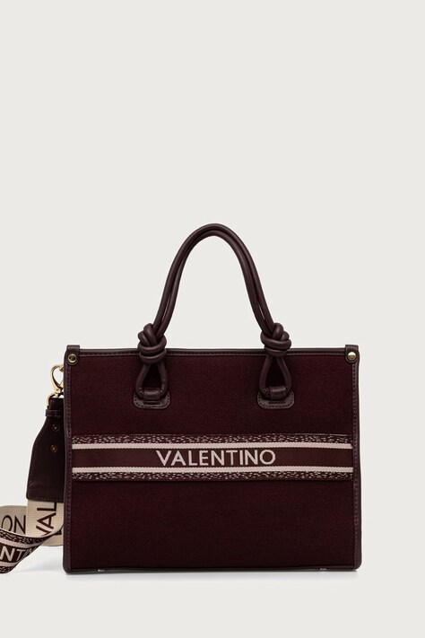 Valentino Bags Torebka crossbody damska WINTER AELLA bordowa VBSABG04