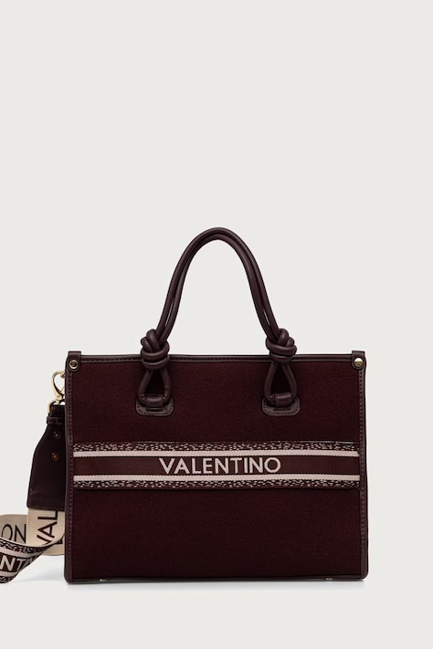 Valentino Bags Torebka crossbody damska WINTER AELLA bordowa VBSABG04