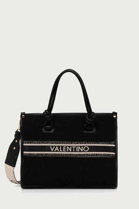 Valentino Bags Torebka crossbody damska WINTER AELLA czarna VBSABG04