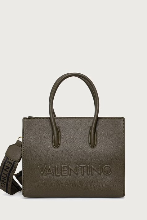 Valentino Bags Torebka damska z imitacji skóry BIANKA RE zielona VBSA9U04