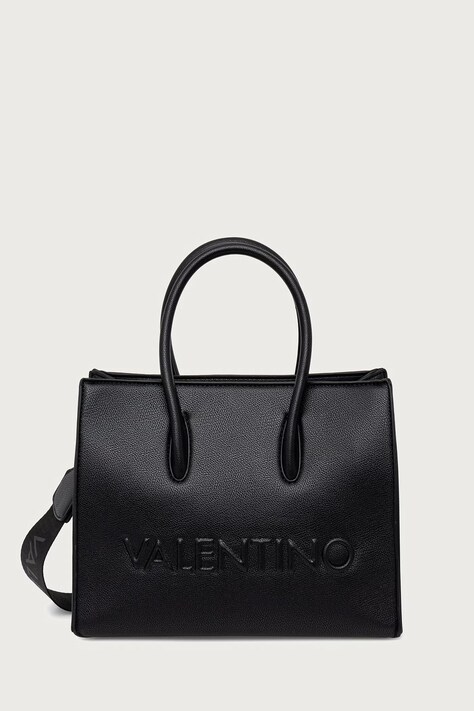 Valentino Bags Geantă pentru femei cu imitație de piele BIANKA RE neagră VBSA9U04