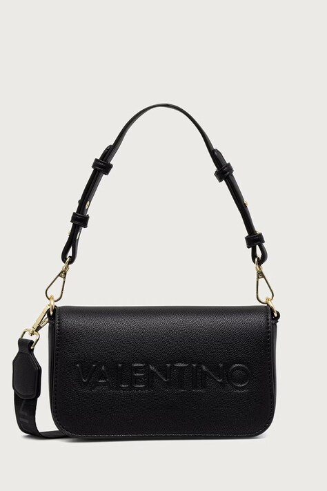 Valentino Bags Torebka crossbody damska z imitacji skóry BIANKA RE czarna VBSA9U09