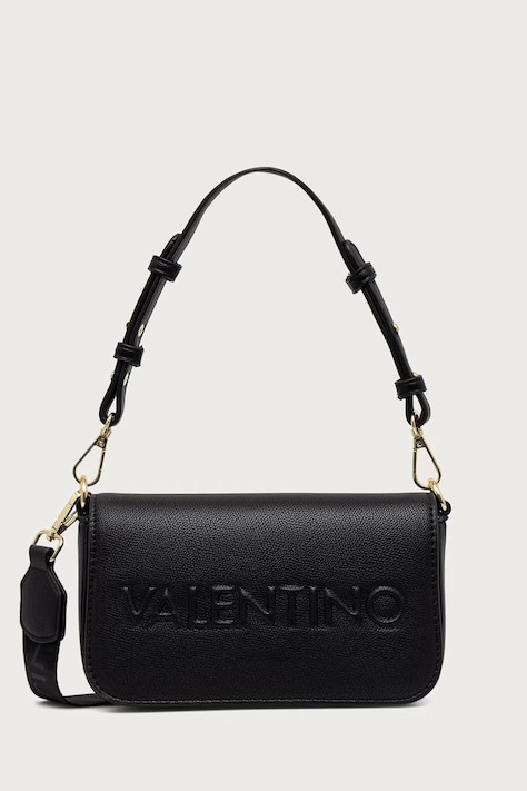 Valentino Bags Torebka crossbody damska z imitacji skóry BIANKA RE czarna VBSA9U09
