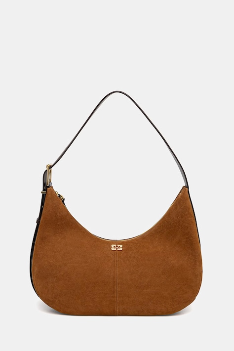 GANNI Hobo hobo bag Women's brown C1040024