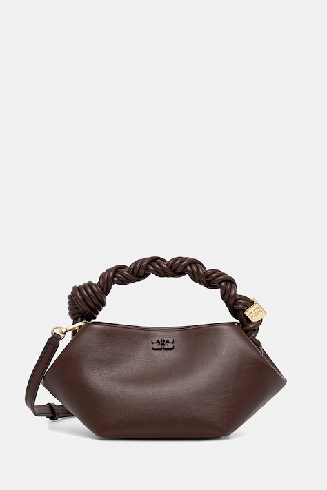 GANNI Bou Mini torebka crossbody damska brązowa A7280