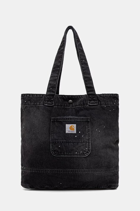 Carhartt WIP Denim Tote torebka tote damska bawełniana czarna I037032