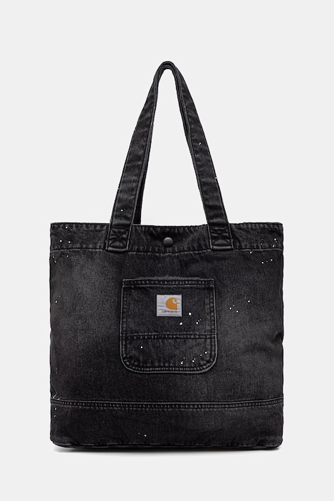 Carhartt WIP Denim Tote torebka tote damska bawełniana czarna I037032