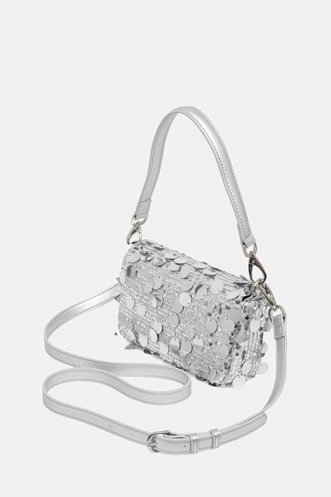 Valentino Bags сумка крос-боді жіноча SLEET — AW26-TODZ6J, срібний — фото 3
