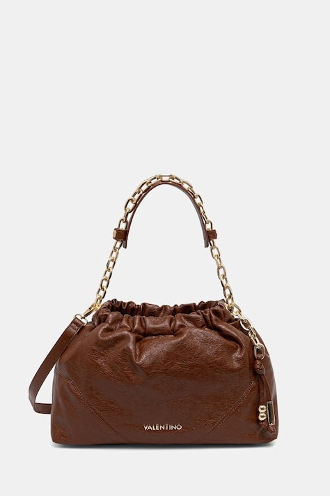 Valentino Bags torebka worek damska z imitacji skóry LUMIRA brązowa VBSA6F07
