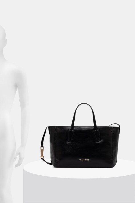 Valentino Bags сумка-шопер жіноча зі штучної шкіри ALURA RE — AW26-TODZ6Z, чорний — фото 6