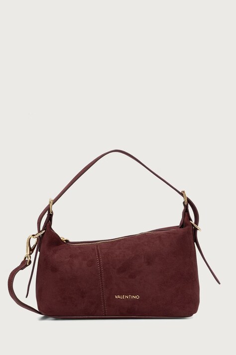 Valentino Bags Torebka crossbody damska YUKI bordowa VBSA6M07CAM