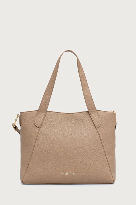Valentino Bags Torebka shopper damska z imitacji skóry THAOE RE beżowa VBSA5M02