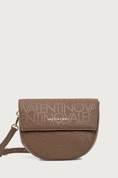 Valentino Bags Torebka crossbody damska z imitacji skóry GYNEVRA RE beżowa VBSA6809