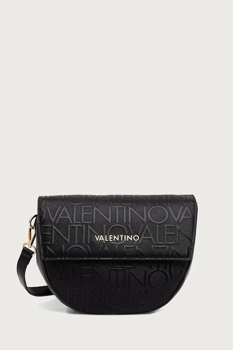 Valentino Bags Torebka crossbody damska z imitacji skóry GYNEVRA RE czarna VBSA6809