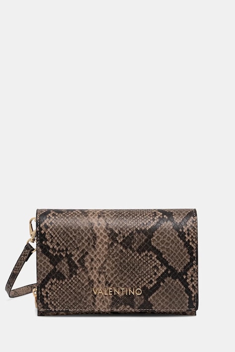 Valentino Bags torebka crossbody damska z imitacji skóry EMBER brązowa VBS9IE17P