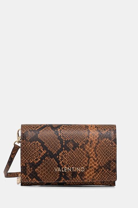 Valentino Bags torebka crossbody damska z imitacji skóry EMBER brązowa VBS9IE17P