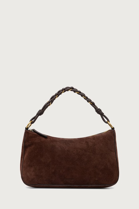 Twinset borsa da donna in camoscio marrone 999TD7013