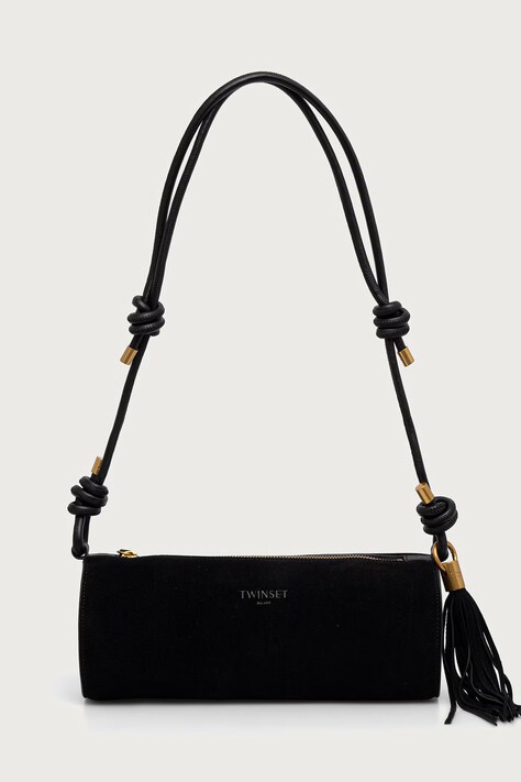Twinset torba za žene od brušene kože crna 262TD8232