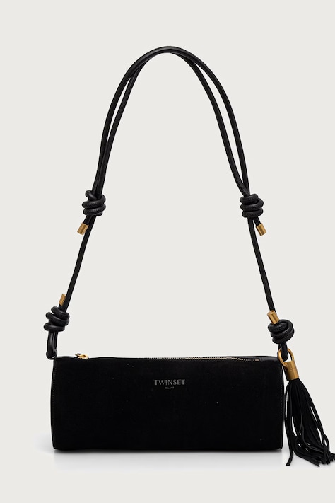 Twinset torba za žene od brušene kože crna 262TD8232