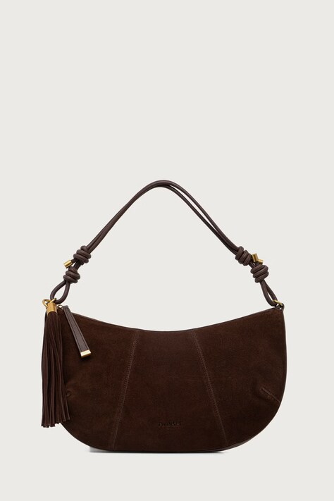 Twinset mala torba hobo za žene od brušene kože smeđa 262TD8231