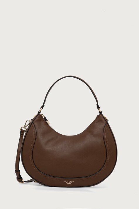 Twinset Crossbody torba za žene smeđa 262TD8052