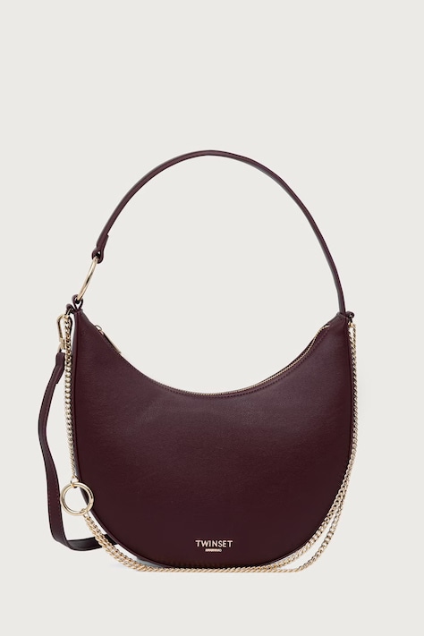 Twinset Torebka crossbody damska bordowa 262TD8013