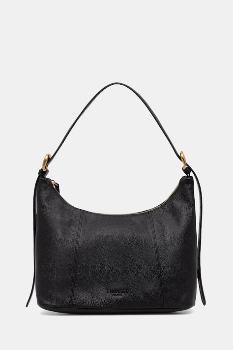 Twinset mala torba hobo za žene kožna crna 262TB7191
