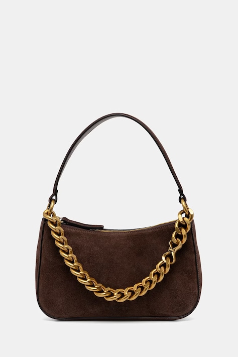 Twinset mala torba hobo za žene od brušene kože smeđa 999TB7016