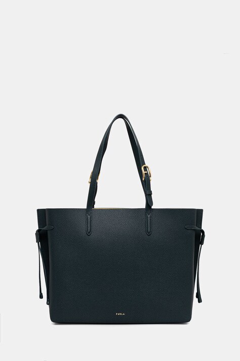 Furla torebka shopper damska skórzana zielona WB02001 BX4329 4913S