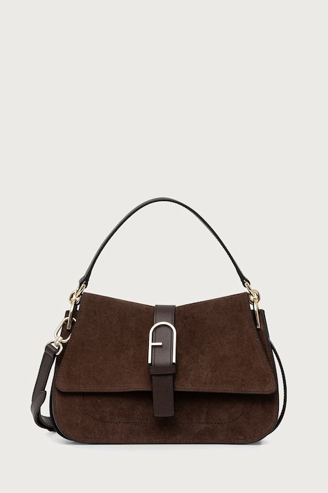 Furla torebka crossbody damska zamszowa brązowa WB00996 BX3045 3244S