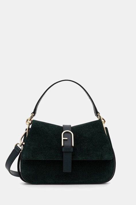 Furla torebka crossbody damska skórzana zielona WB01032 BX3045 5137S