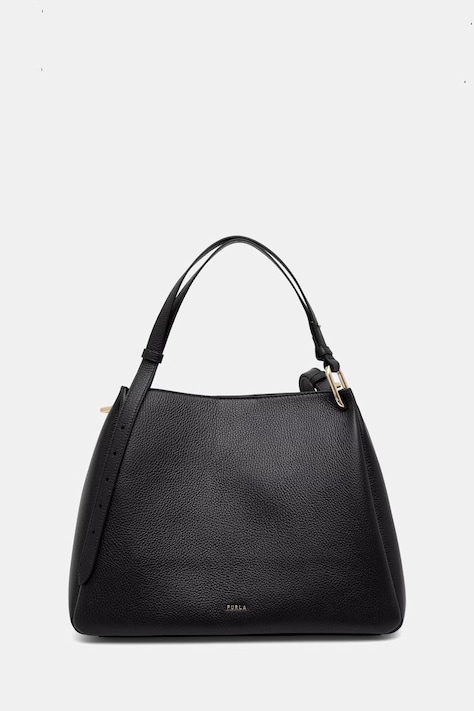 Furla torebka shopper damska skórzana czarna WB02100 HSF000 O6000