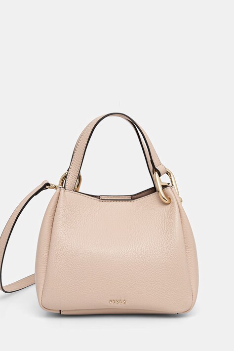 Furla torebka crossbody damska skórzana beżowa WE00907 HSF000 93300