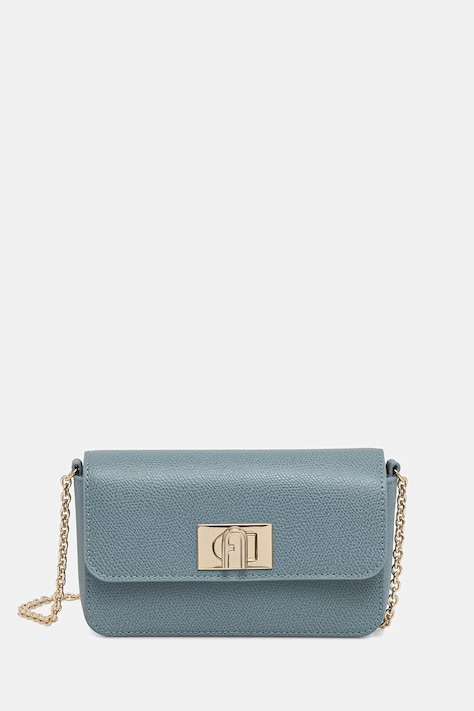 Furla torebka crossbody damska skórzana niebieska WE00265 ARE000 4896S