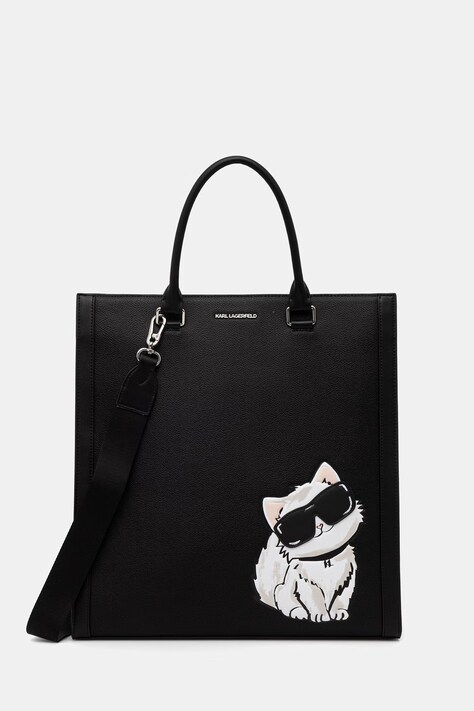 Karl Lagerfeld shopper torba za žene IKON crna B3W30338