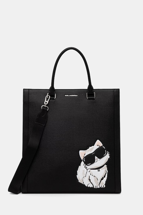 Karl Lagerfeld shopper torba za žene IKON crna B3W30338