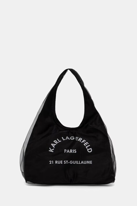 Karl Lagerfeld hobo bag pentru femei K/RSG neagră B3W50032