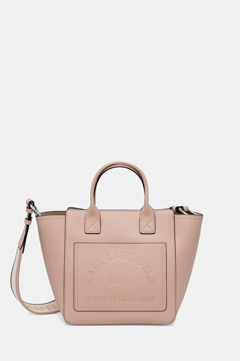Karl Lagerfeld torba za žene kožna roza B3W30093