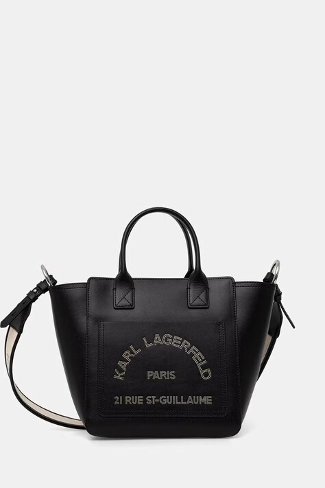 Karl Lagerfeld torebka damska skórzana czarna B3W30093