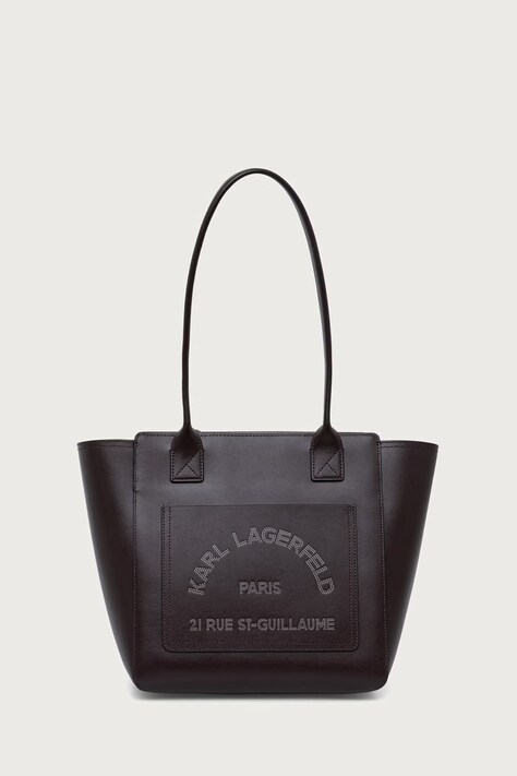 Karl Lagerfeld Geantă shopper pentru femei din piele maro B3W30096
