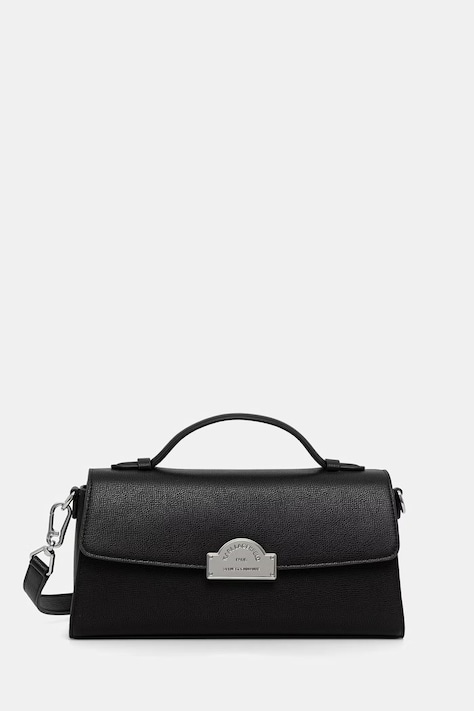 Karl Lagerfeld crossbody torba za žene od imitacije kože K/RSG crna B3W30114