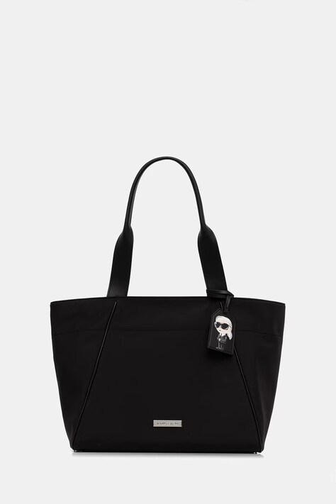 Karl Lagerfeld geantă shopper pentru femei IKON neagră B3W30128