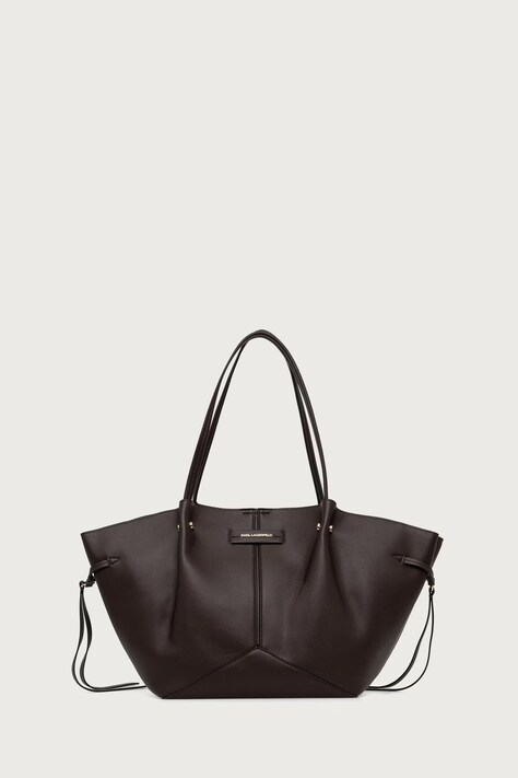 Karl Lagerfeld Tote taška dámská z imitace kůže K/PIERCED hnědá B3W30347