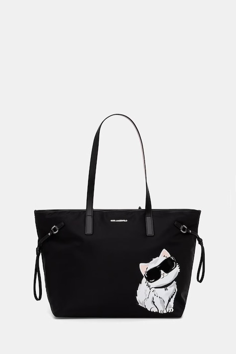 Karl Lagerfeld kabelka typu shopper dámska IKON čierna B3W30350